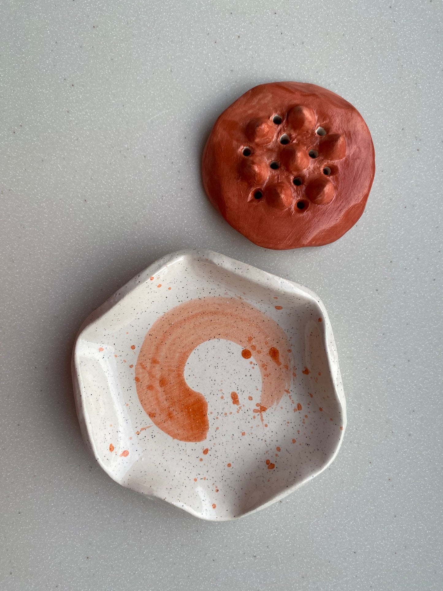 Portasapone in Ceramica scomponibile - colori assortiti
