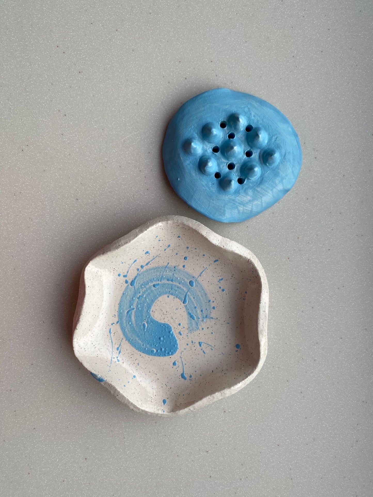 Portasapone in Ceramica scomponibile - colori assortiti