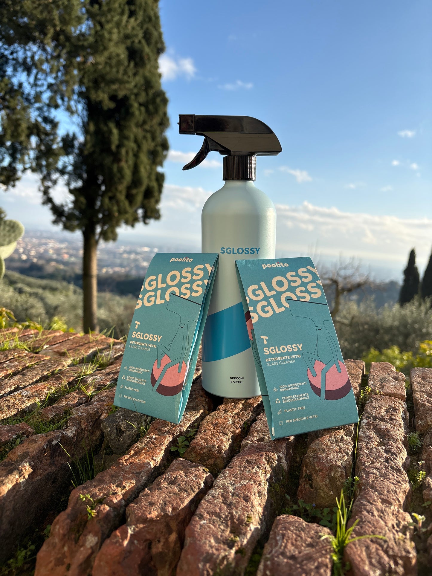 SGLOSSY detergente FORTE per vetri e specchi