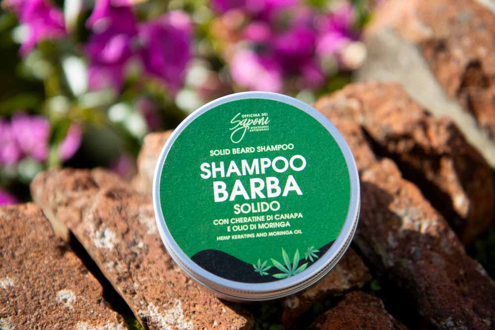 Shampoo da barba solido