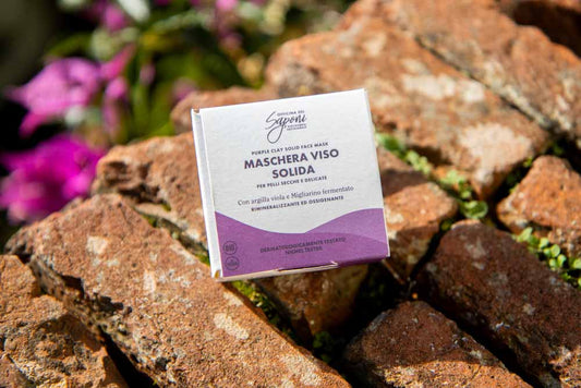 Maschera rimineralizzante ed ossigenante con argilla viola e migliarino fermentato