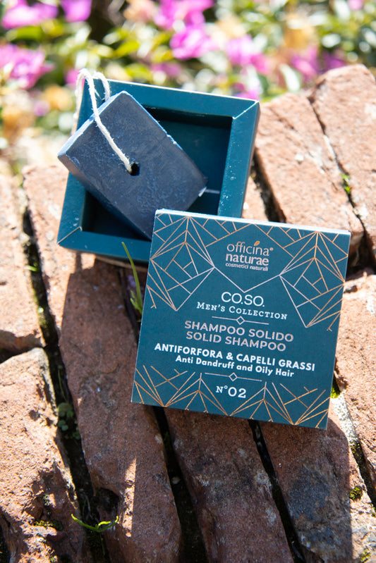 Shampoo Solido Uomo Antiforfora e Capelli Grassi