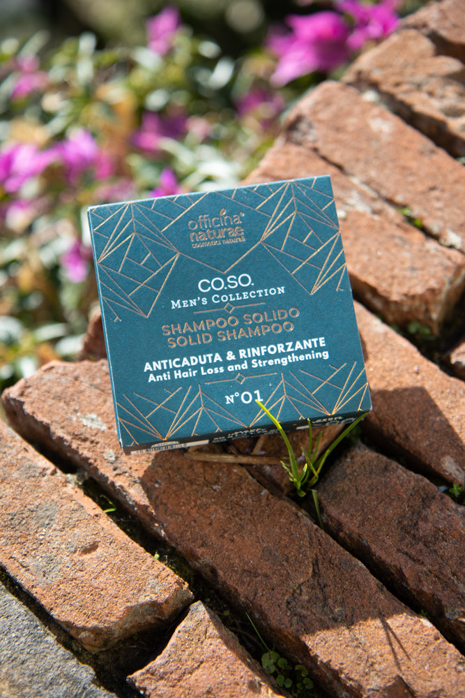 Shampoo Solido Uomo Anticaduta e Rinforzante