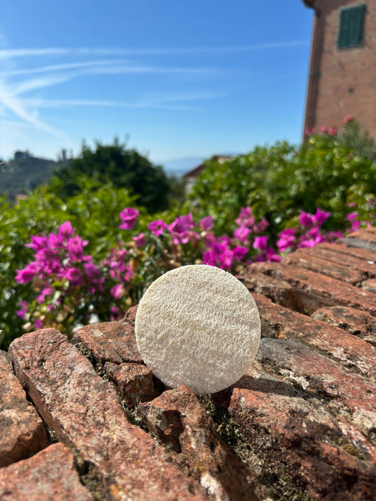 Salva sapone in luffa rotondo