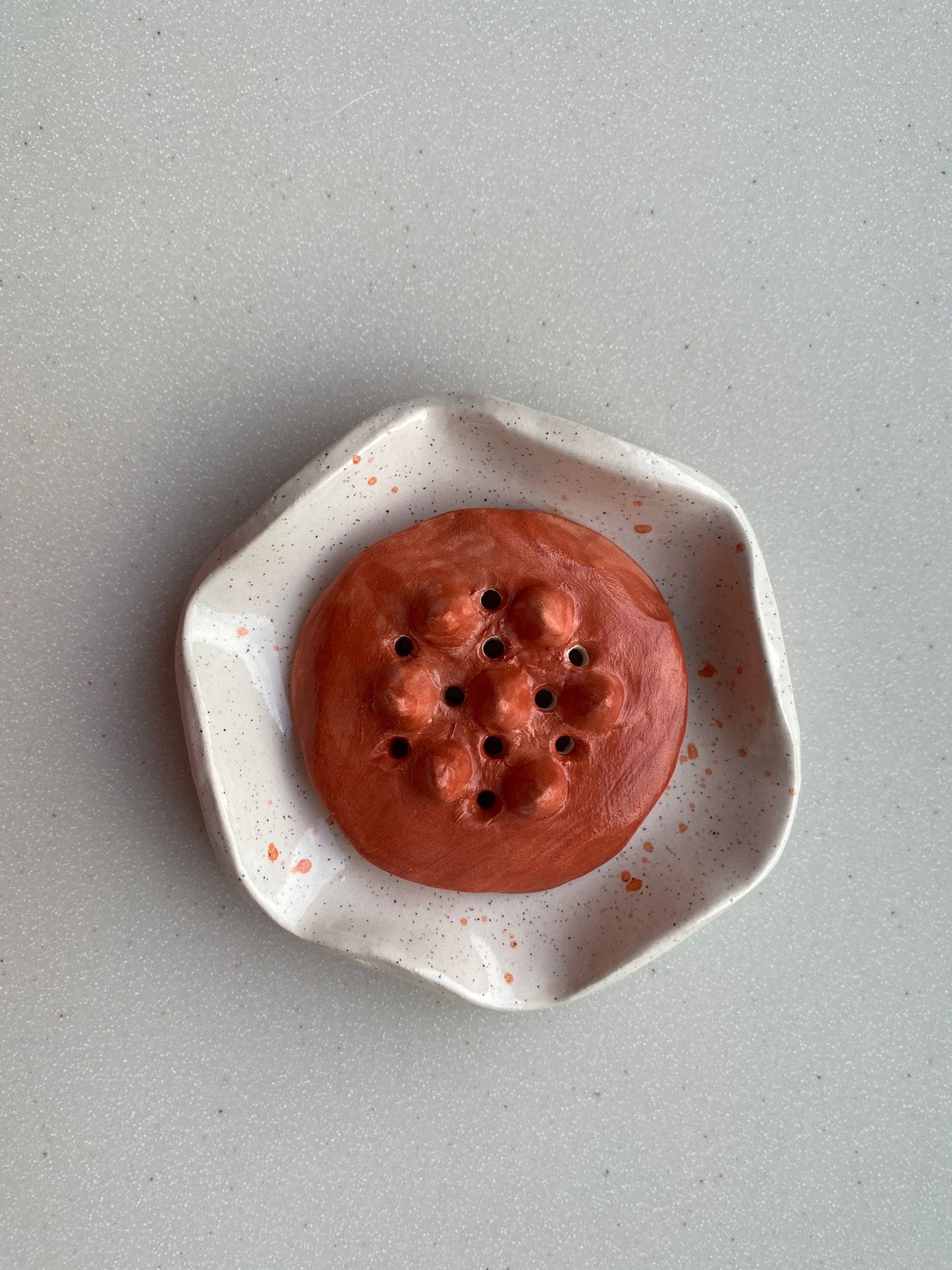 Portasapone in Ceramica scomponibile - colori assortiti