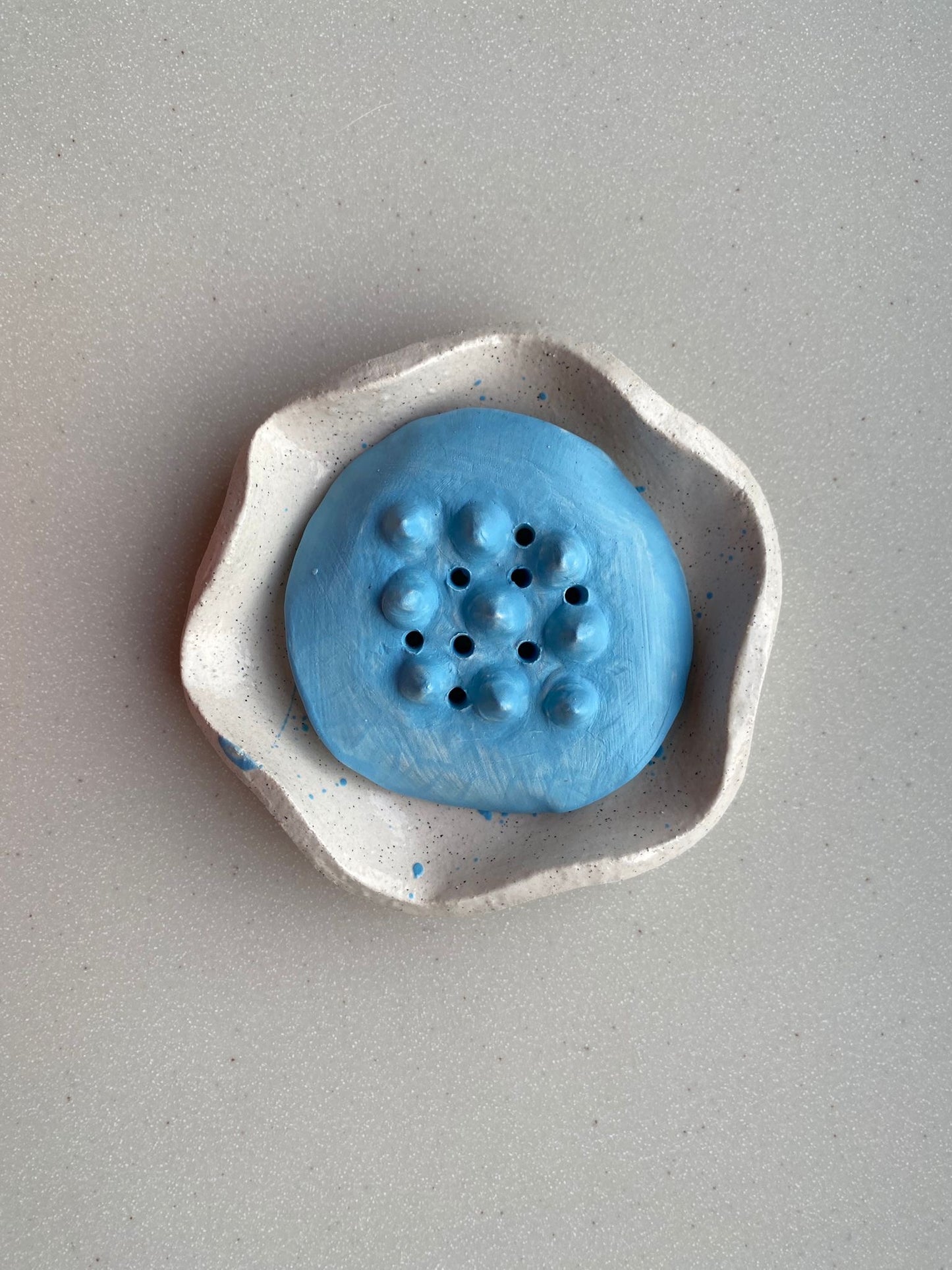 Portasapone in Ceramica scomponibile - colori assortiti