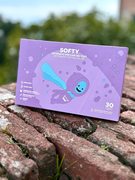 SOFTY detersivo per bucato in foglietti per capi delicati