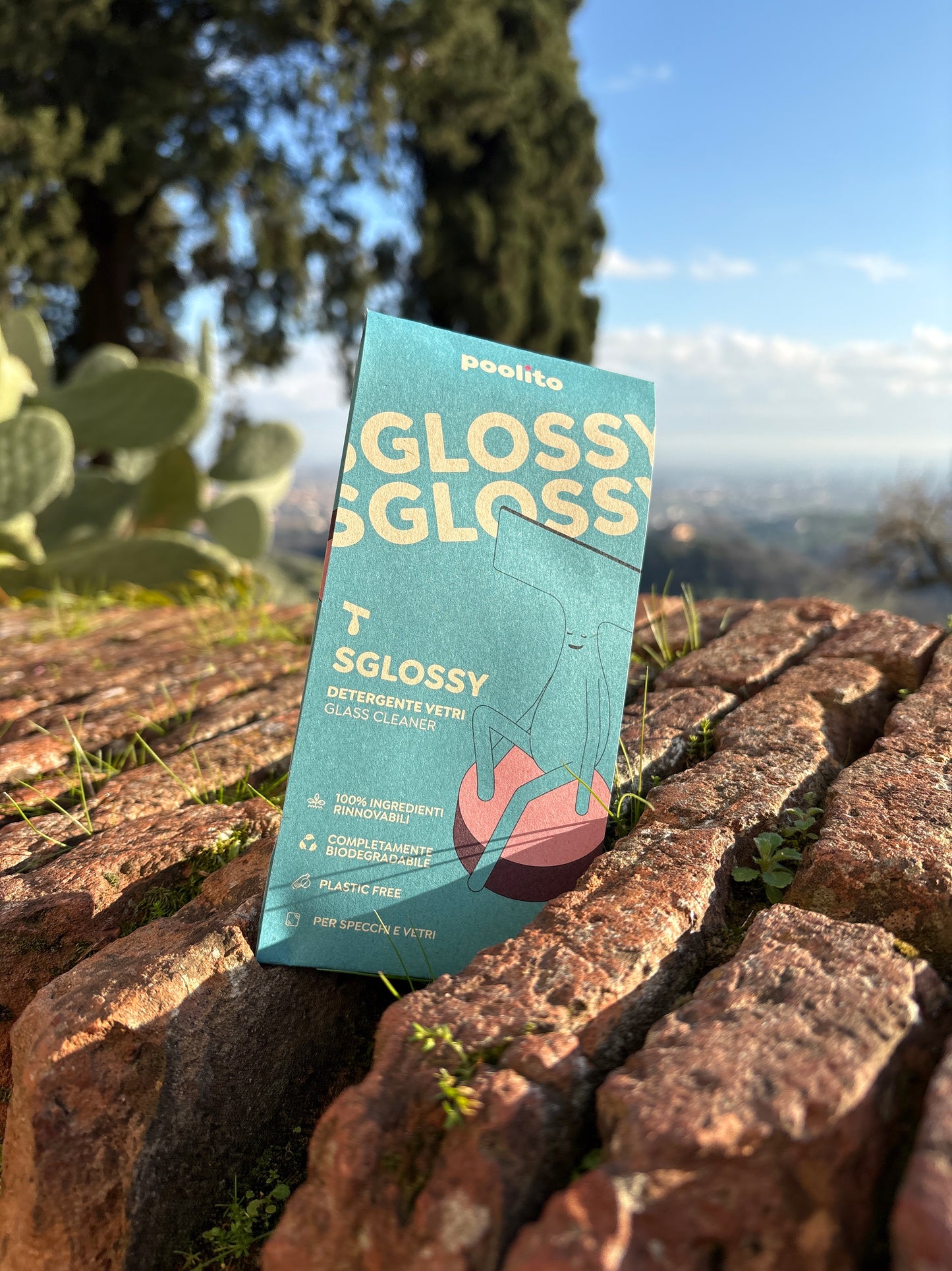 SGLOSSY detergente FORTE per vetri e specchi