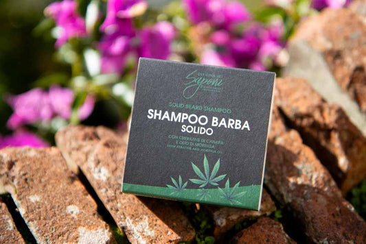Shampoo da barba solido