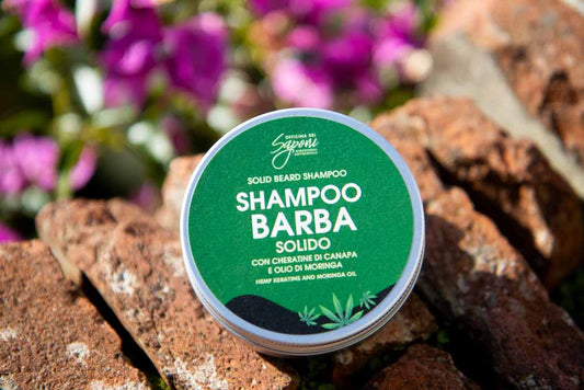 Shampoo da barba solido